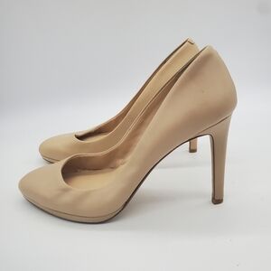 Banana Republic Tan Platform Stilettos Heels Women's 8.5 Shoes